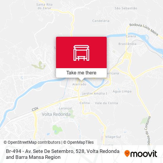 Mapa Br-494 - Av. Sete De Setembro, 528