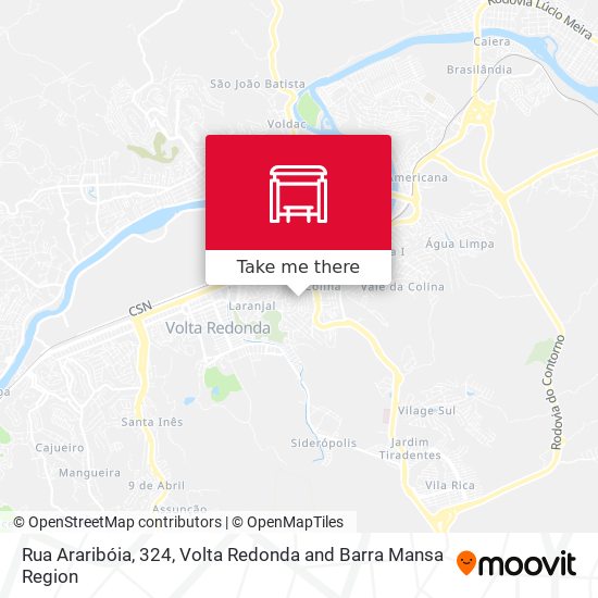 Rua Araribóia, 324 map