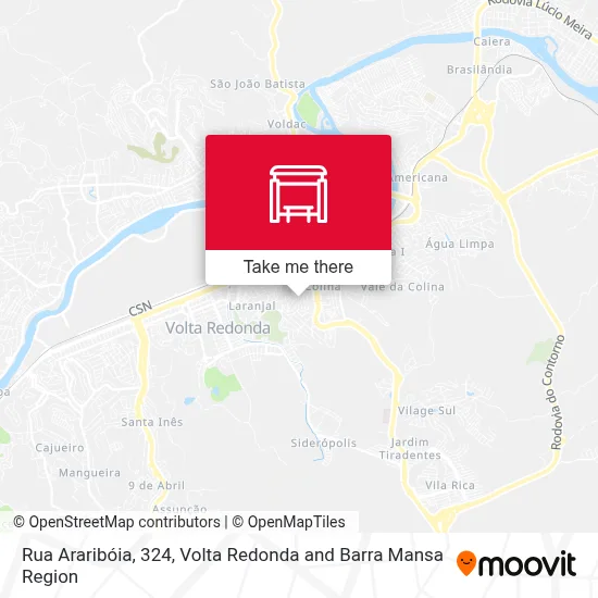 Rua Araribóia, 324 map