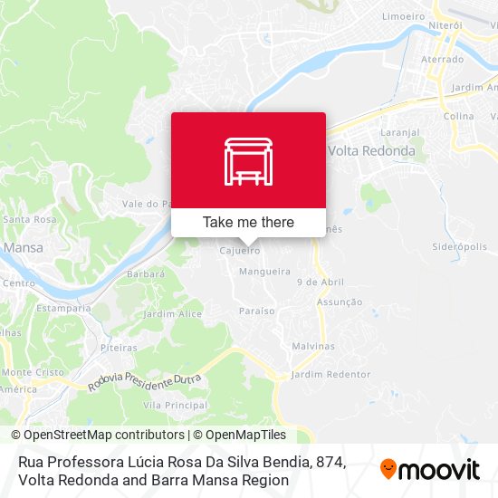 Rua Professora Lúcia Rosa Da Silva Bendia, 874 map