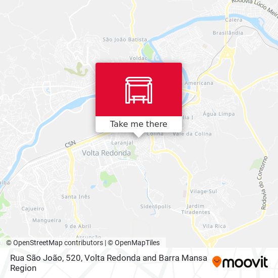 Rua São João, 520 map