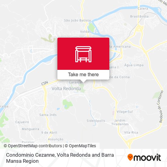 Condomínio Cezanne map
