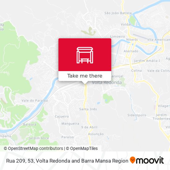 Mapa Rua 209, 53