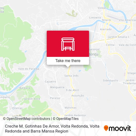 Creche M. Gotinhas De Amor, Volta Redonda map