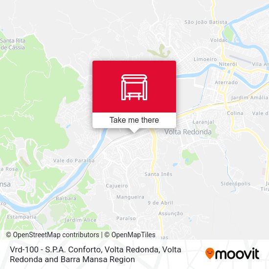 Vrd-100 - S.P.A. Conforto, Volta Redonda map
