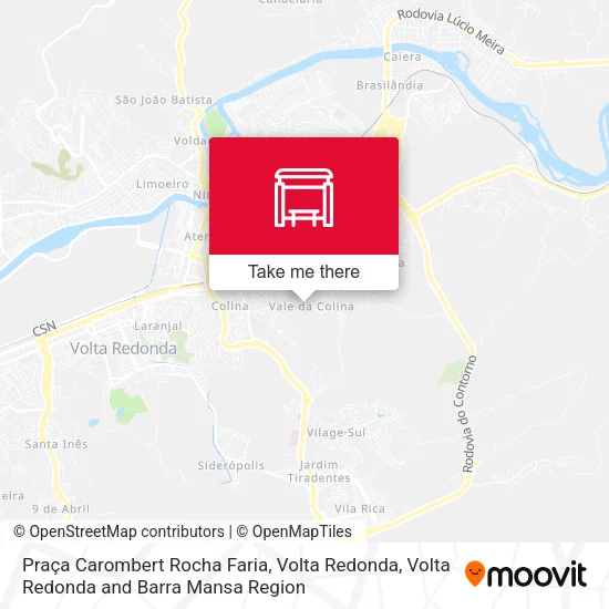 Praça Carombert Rocha Faria, Volta Redonda map