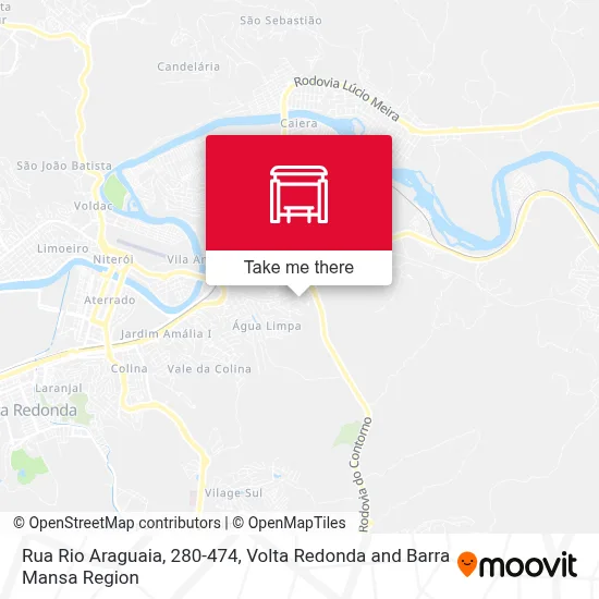 Rua Rio Araguaia, 280-474 map