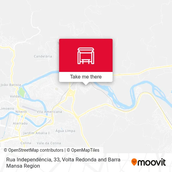 Rua Independência, 33 map