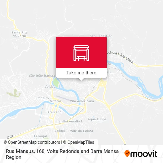 Rua Manaus, 168 map