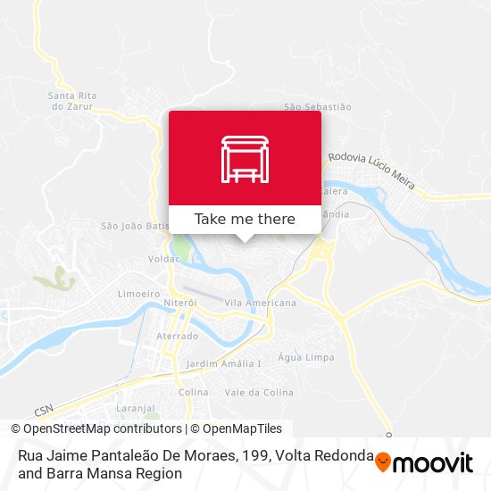 Rua Jaime Pantaleão De Moraes, 199 map