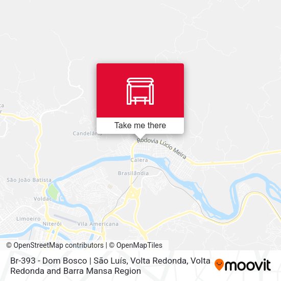 Br-393 - Dom Bosco | São Luís, Volta Redonda map