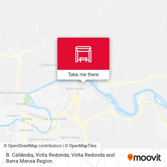 B. Cailândia, Volta Redonda map