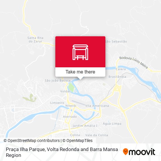 Praça Ilha Parque map