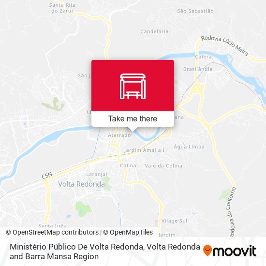Mapa Ministério Público De Volta Redonda