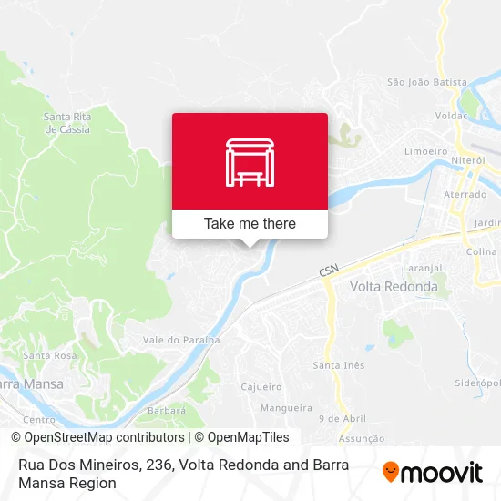 Rua Dos Mineiros, 236 map