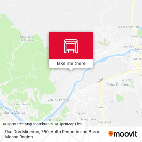 Rua Dos Mineiros, 750 map