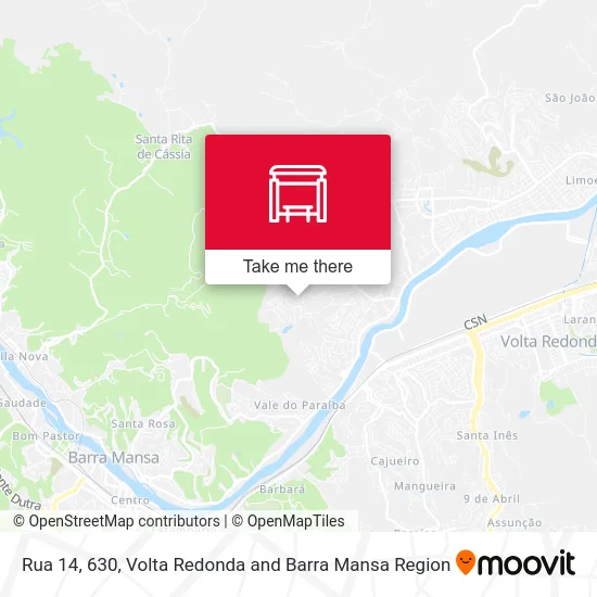 Rua 14, 630 map