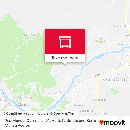 Rua Manoel Garrincha, 91 map