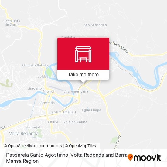 Passarela Santo Agostinho map