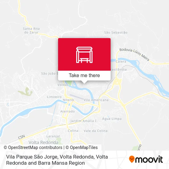 Vila Parque São Jorge, Volta Redonda map