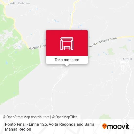 Ponto Final - Linha 125 map