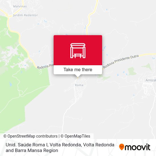 Unid. Saúde Roma I, Volta Redonda map
