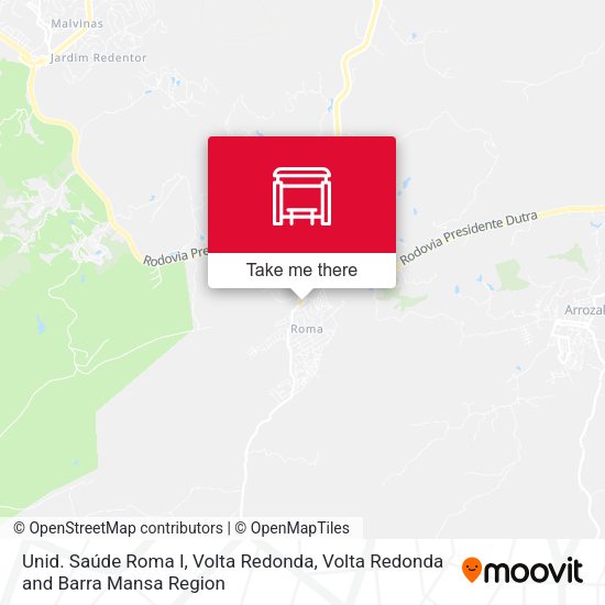 Unid. Saúde Roma I, Volta Redonda map