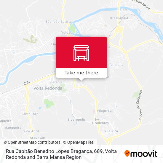 Rua Capitão Benedito Lopes Bragança, 689 map