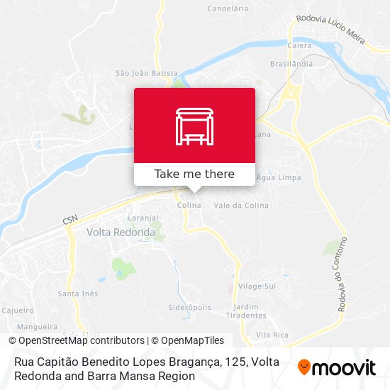 Rua Capitão Benedito Lopes Bragança, 125 map