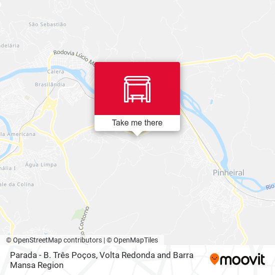 Parada - B. Três Poços map