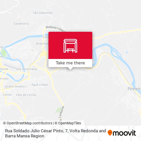 Mapa Rua Soldado Júlio César Pinto, 7