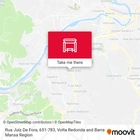 Rua Juíz De Fora, 651-783 map