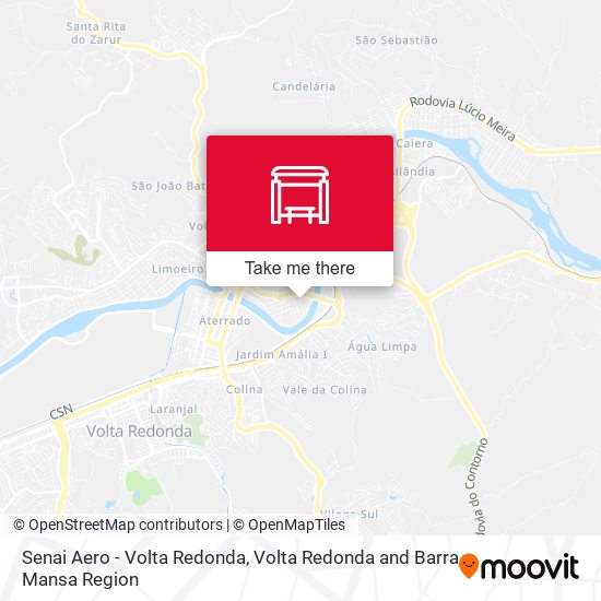 Senai Aero - Volta Redonda map