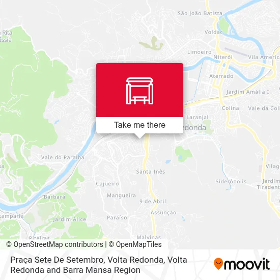 Praça Sete De Setembro, Volta Redonda map