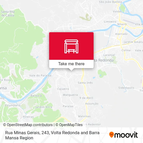 Rua Minas Gerais, 243 map