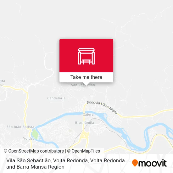 Vila São Sebastião, Volta Redonda map