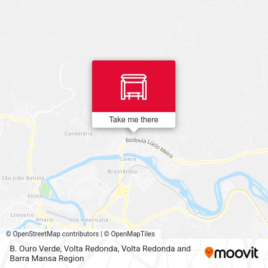 B. Ouro Verde, Volta Redonda map