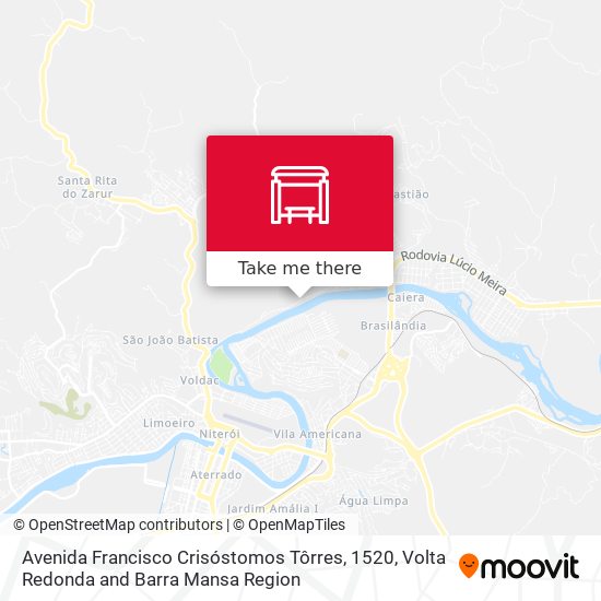 Avenida Francisco Crisóstomos Tôrres, 1520 map