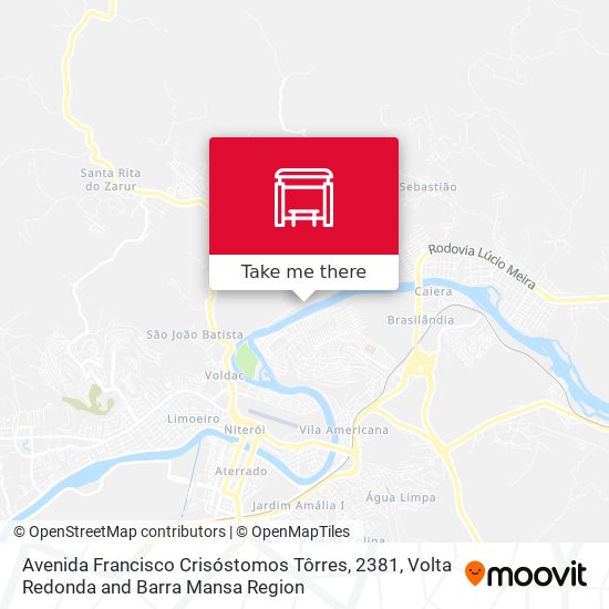 Avenida Francisco Crisóstomos Tôrres, 2381 map
