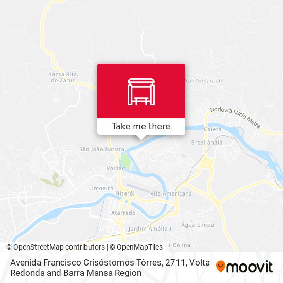 Avenida Francisco Crisóstomos Tôrres, 2711 map