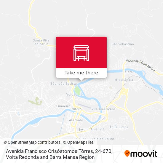 Avenida Francisco Crisóstomos Tôrres, 24-670 map