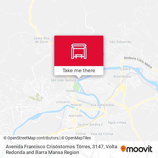 Avenida Francisco Crisóstomos Tôrres, 3147 map