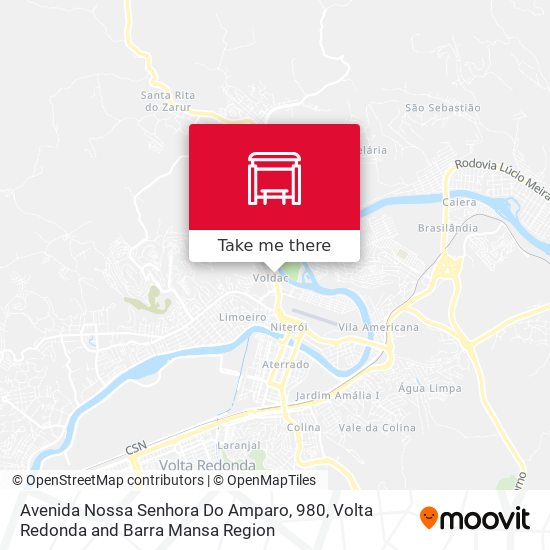 Avenida Nossa Senhora Do Amparo, 980 map