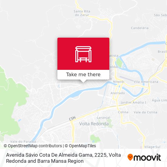 Avenida Sávio Cota De Almeida Gama, 2225 map