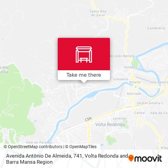 Mapa Avenida Antônio De Almeida, 741