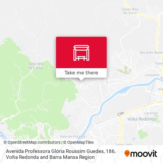 Avenida Professora Glória Roussim Guedes, 186 map