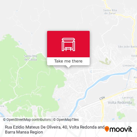 Mapa Rua Ezídio Mateus De Oliveira, 40