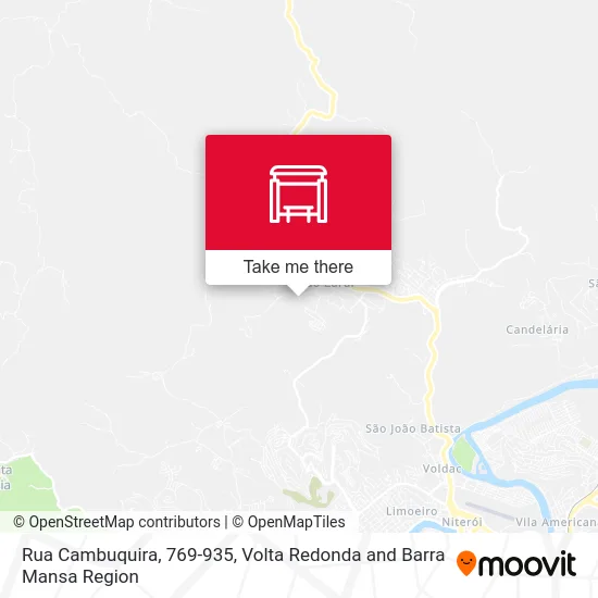 Rua Cambuquira, 769-935 map