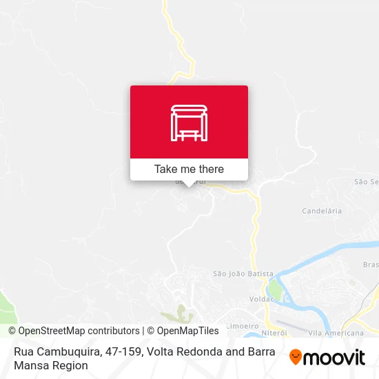 Rua Cambuquira, 47-159 map