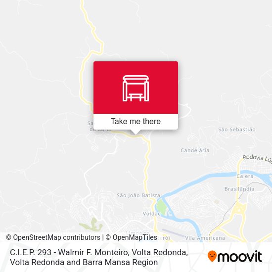 C.I.E.P. 293 - Walmir F. Monteiro, Volta Redonda map
